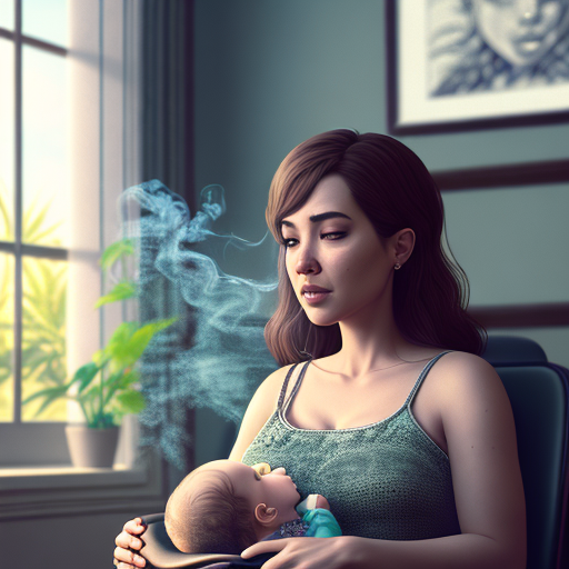 No, you should not smoke weed while breastfeeding